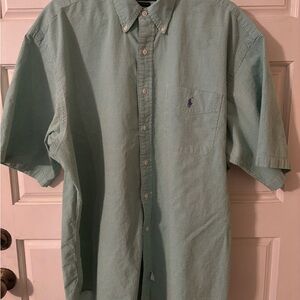 Ralph Lauren Light Green Button Down Shirt